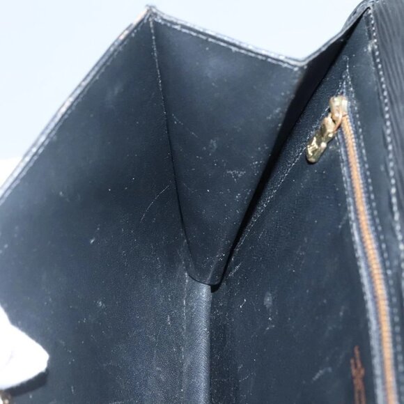 LOUIS VUITTON Epi Montaigne 27 Clutch Bag Black - Picture 15 of 16